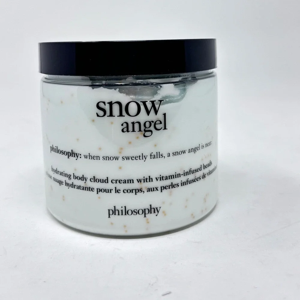 Philosophy Snow Angel Hydrating Body Cloud Cream Vitamin Infused Beads 16oz New